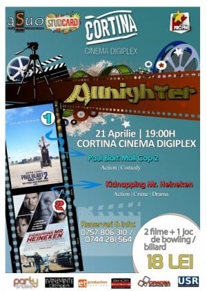 Allnighter - Maratonul Filmelor la Cortina Cinema Digiplex