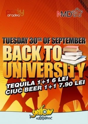 Back To University Party