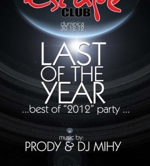 Best of 2012 Party în Club Escape