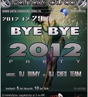 Bye-bye 2012 Party în Disco Faház