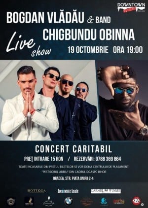 Concert caritabil - Bogdan Vlădău & Band