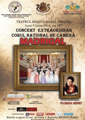 Concert Corul Naţional de Cameră Madrigal