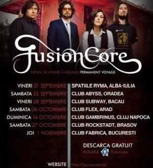 Concert FusionCore în Abyss Rock Metal Pub