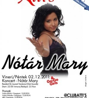 Concert Nótár Mary în Club Atti's