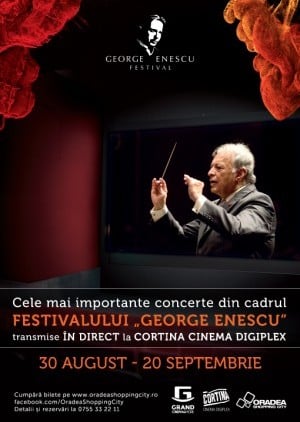 Concertele Festivalului "George Enescu" se vad la Cortina