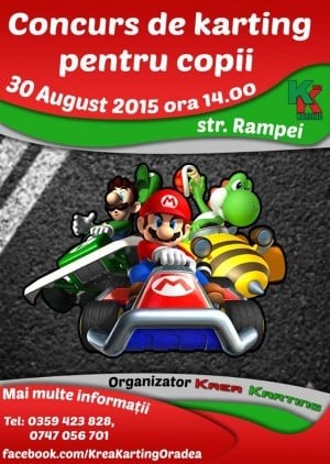 Concurs de karting pentru copii