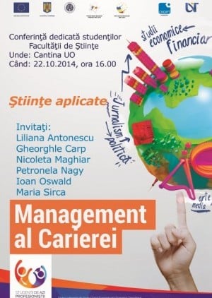 Ştiinţe aplicate - Management al Carierei