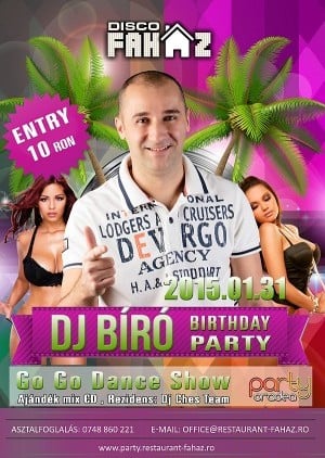 Dj Bíró Birthday party