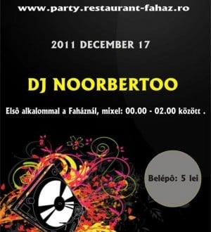 DJ Noorbertoo în Disco Faház
