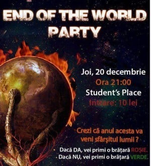 End of the World Party în Student's Place