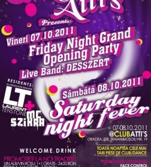 Grand Opening Party la Club Atti's