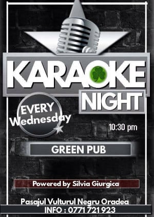 Karaoke Night în Green Pub