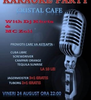 Karaoke Party în Cristal Cafe