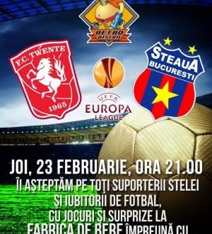Meciul Twente - Steaua în Fabrica de Bere