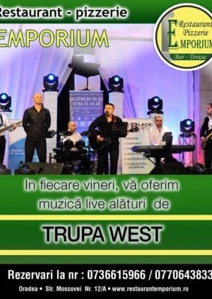 Muzică live alături de Trupa West