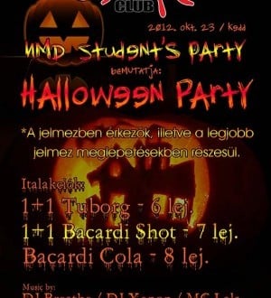 NMD Halloween Party în Club Escape