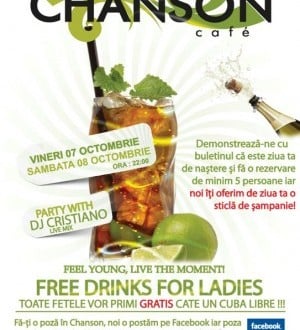 Party cu DJ Cristiano la Chanson Café
