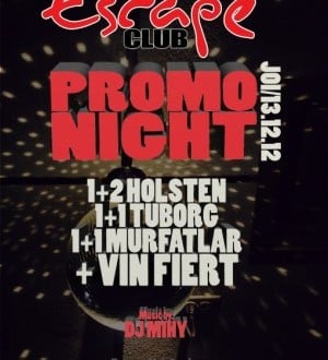 Promo Night în Club Escape