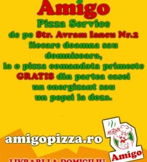 Promoţii la Pizzeria Amigo de 8 martie