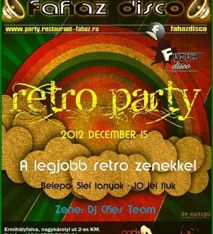 Retro Party în Disco Faház