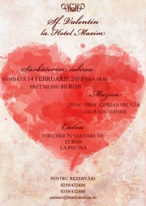 Sf. Valentin la Hotel Maxim