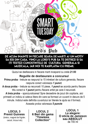 Smart Tuesday - Lord's Quiz Night