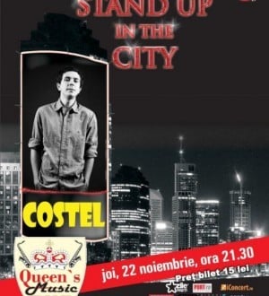 Stand up in the city cu Costel în Queen's