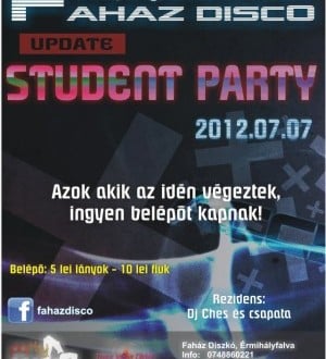 Student's Party în Disco Faház