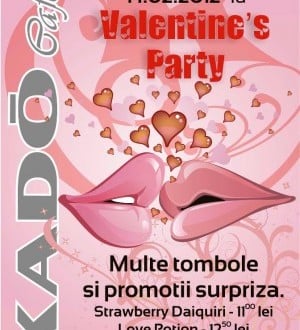 Valentine's Party în Kadó Cafe