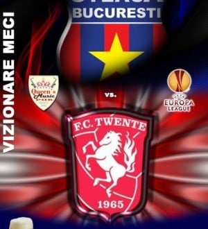 Vizionare meci: Steaua-Twente în Queen's