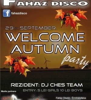Welcome Autumn Party în Disco Faház