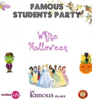 White Halloween Party în Famous Place