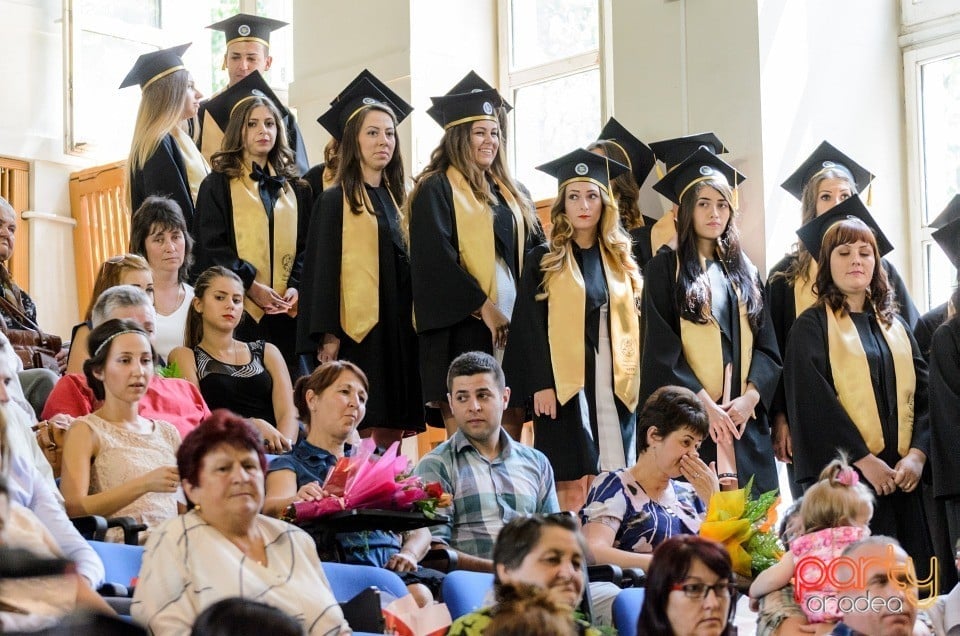 Absolvirea studenţilor de la Economia turismului, Universitatea din Oradea