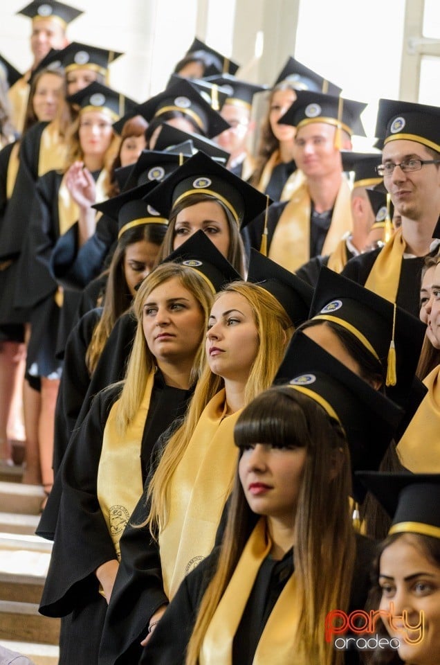 Absolvirea studenţilor de la Economia turismului, Universitatea din Oradea