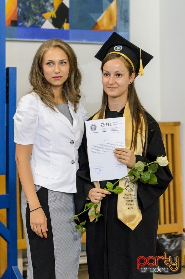 Absolvirea studenţilor de la Economia turismului, Universitatea din Oradea