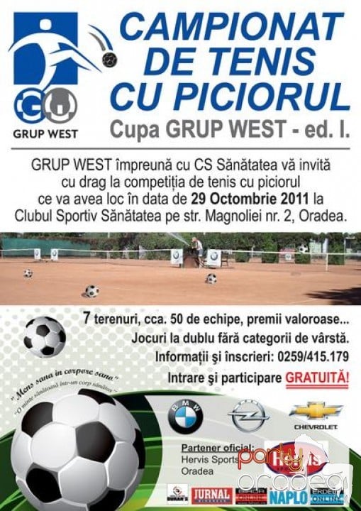 Campionat de tenis cu piciorul, Opel West Oradea