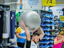 Cross-fit la Decathlon