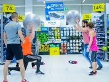 Cross-fit la Decathlon