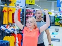 Cross-fit la Decathlon