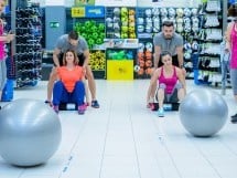 Cross-fit la Decathlon