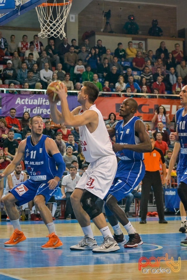 CSM CSU Oradea vs BC Mureş Târgu Mureş, Arena Antonio Alexe