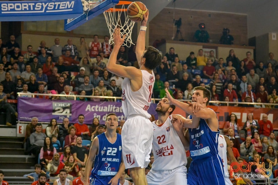 CSM CSU Oradea vs BC Mureş Târgu Mureş, Arena Antonio Alexe