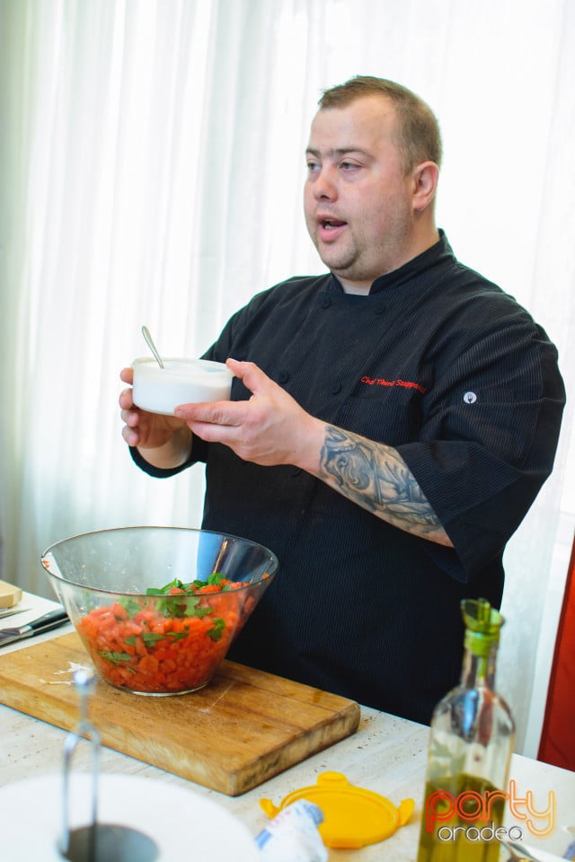 Curs de Gătit cu Chef Tiberius, Centrul de Artă Culinară  Oradea