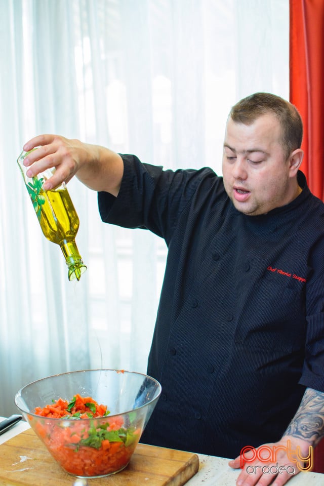 Curs de Gătit cu Chef Tiberius, Centrul de Artă Culinară  Oradea