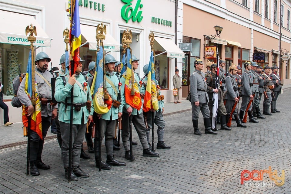 Defilare militară pe corso, Oradea