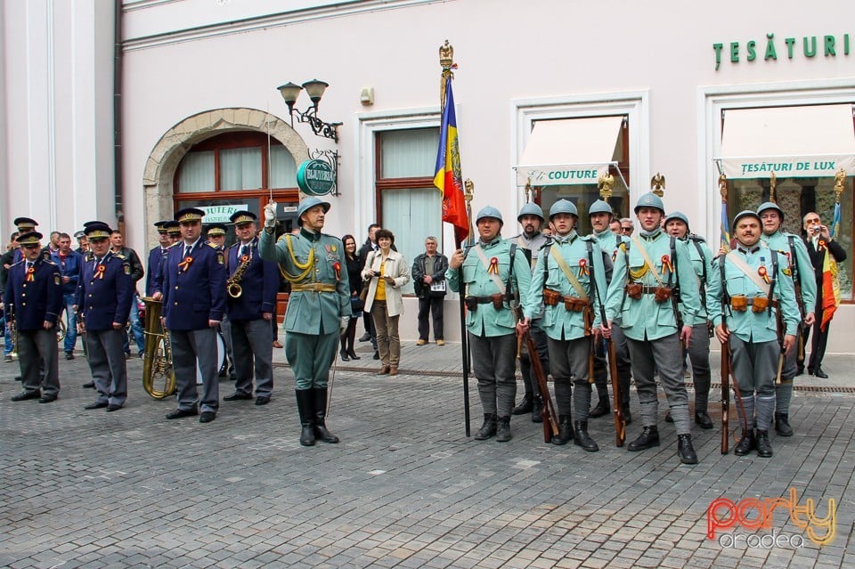 Defilare militară pe corso, Oradea