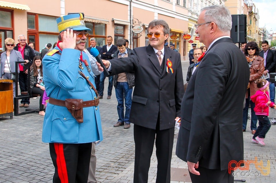 Defilare militară pe corso, Oradea