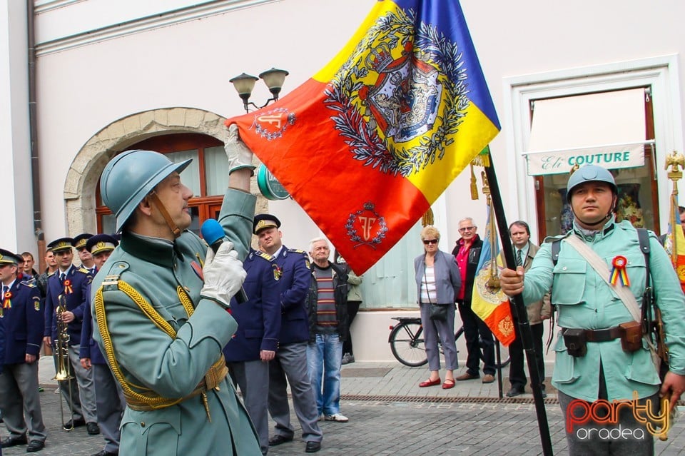 Defilare militară pe corso, Oradea