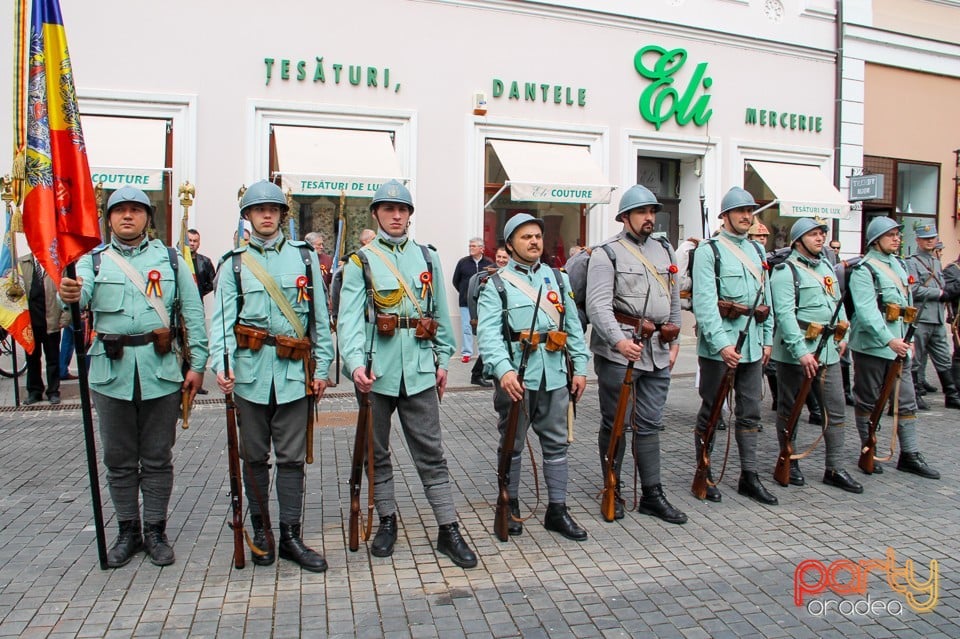 Defilare militară pe corso, Oradea