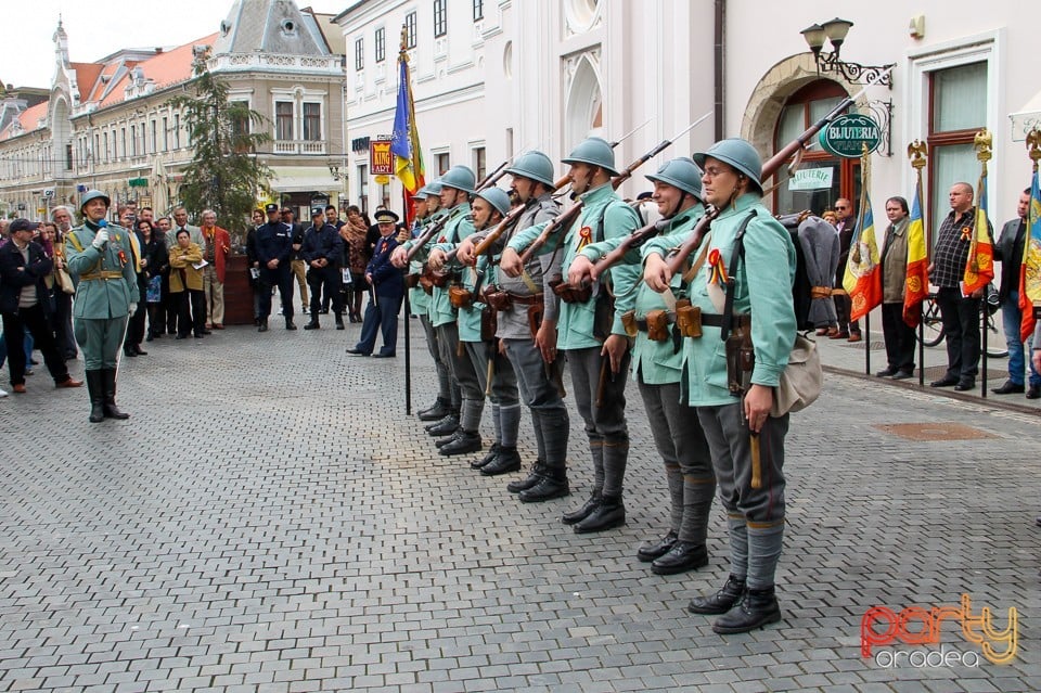 Defilare militară pe corso, Oradea